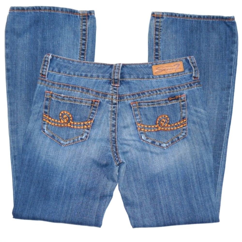 SEVEN7 Mid Rise Boot Cut jeans size 29